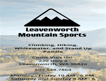 Tablet Screenshot of leavenworthmtnsports.com